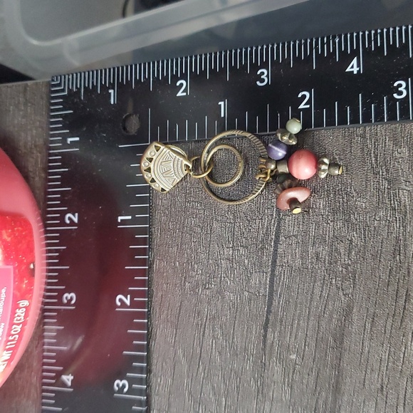 Vintage Boho Drop Earrings Doorknocker E1013 - Picture 2 of 2
